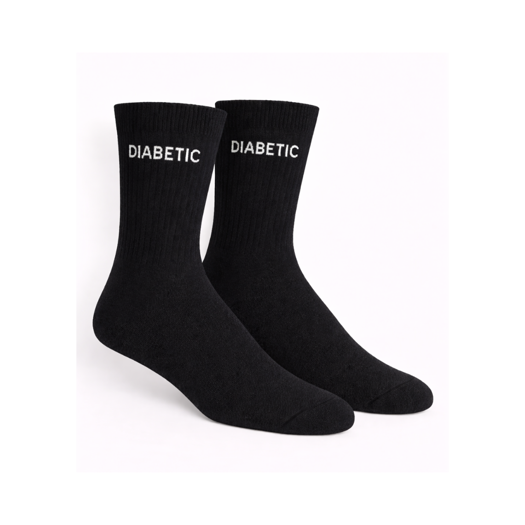 Diabetic Bedtime Socks with Aloe Vera – Soft Circulation Support for Diabetic Feet